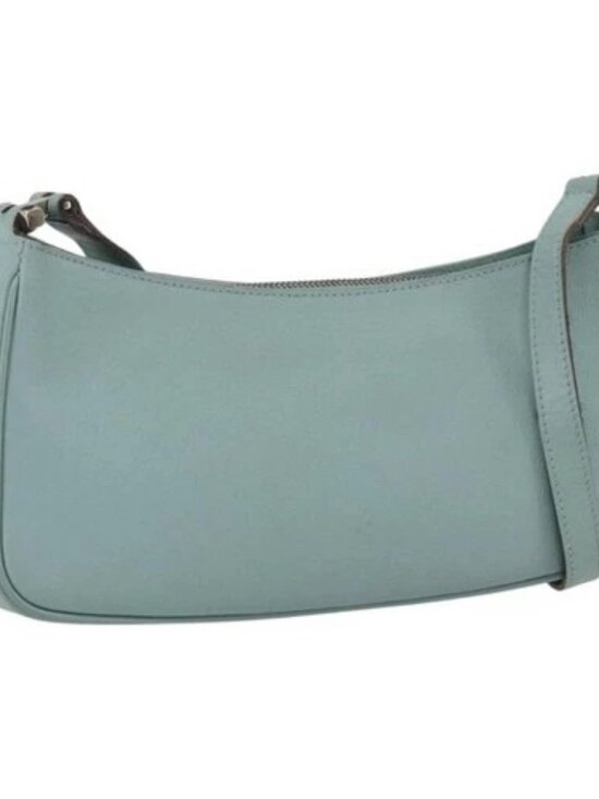 Gucci Handbags - GUCCI Micro GG Canvas Shoulder Bag Leather Light Blue Gold 001 5155 Auth 173651